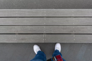 Concrete floor metal decking
